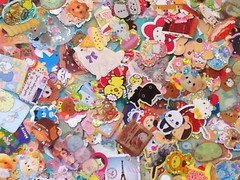 ❤️STICKER FLAKES LOT ~ KAWAII STICKERS ~ DELUXE EDITIONS Hello Kitty Japanese❤️