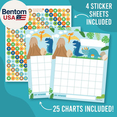 Sticker Chart for Kids Behavior at Home & Classroom – 25 Reward Chart for Kids I