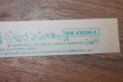 Vintage 1982 Cardesign TOOTS Sticker Strip KOALA BEARS MUS #139 stickers