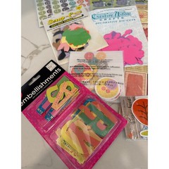 HUGE LOT of NEW Embellishment and Chipboard Craft Scrapbooking