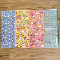 Squishmallows 1000+ Sticker Sheet (23″ x 15″) AND 10 Jumbo Doodle Sheets 20×15″