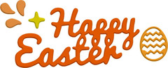 Happy Easter Die Cut for Card Making Blessing Word Metal Cutting Dies Congratula