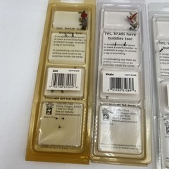 Brad Buddies Vtg Lot 6 Cowboy Fireman Dino Zoo Train Plane Scrapbook Crafts NIB