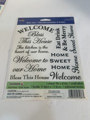 Plaid Brand Door Rub-Ons 5 Pack