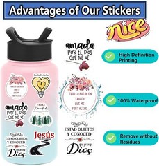 Spanish Bible Aesthetic Stickers, Motivational Christian Jesus Bibles