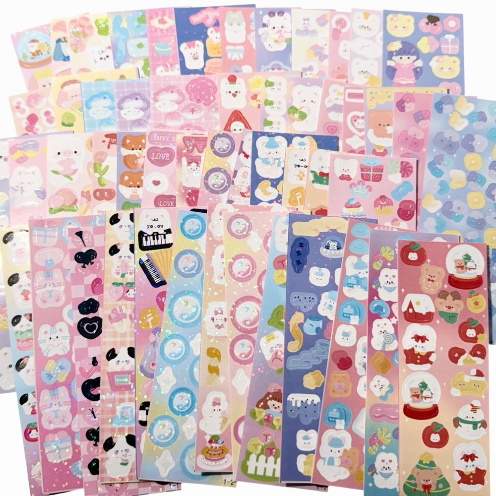 NEW Stickers 50 Sheets Cat Kitten Kawaii Japanese