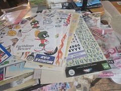HUGE scrapbooking supplies lot free shipping