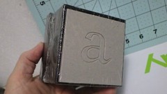 2005 Heidi Swapp lower case letters chipboard raw 42 pieces