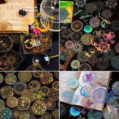 Gold Holographic Stickers, 90Pcs Magic Constellat Astronomy Stickers for Scrapb
