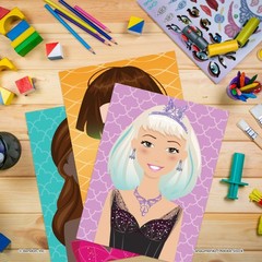Bendon Princess Create A Face Sticker Play Pad For Kids Ages 3 And Up