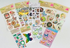 Huge Lot Stickers Kit Set Planner Craft Scrapbook Variety Of SUPPLIES | 1079+