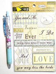 Wedding Stickers Scrapbooking Card Journal Planner Studio 112