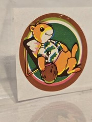 Vintage 80’s CTP Coconut Scratch n Sniff Sniffys Stickers Strip Squirrel Sheet
