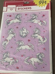 Vintage Hallmark Beautiful Horses Pony Stickers 4 Sheets NIP NOS