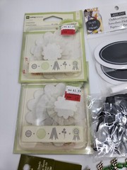 Lot of Scrapbooking Embellishments Buttons Beads Glass Beads Charms Pendants