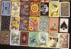 Lot of 150 Single Swap Playing Cards vintage to modern variety collect craft