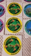 Vintage 1994 Special Expressions Endangered Species 32 Stickers Panda Seal Frog