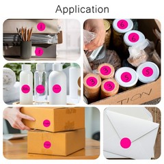 PARLAIM 3/4 Inch Circle Sticker Labels,1000 Stickers Adhesive Round Color Cod…