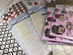 Lot of 125+ VTG NOS Scrapbook Sticker Packs +Forever In Time, Plus More