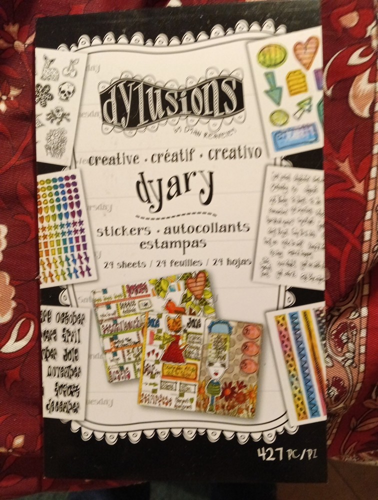 RANGER DYLUSIONS CREATIVE DYARY STICKER BOOK 427 PIECES