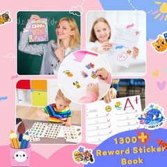 1300+ Teacher Stickers for Students, Holographic Glittery Sticker for Kids Cl…