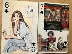 Vintage Handcrafted Altered Playing Cards Junk Journal Scrapbooking