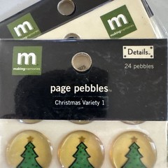 NEW Making Memories Christmas variety page pebbles/stickers 104 ct Scrapbooking