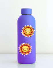 Autumn Sun Die Cut Vinyl Stickers Set Scrapbooking Laptop Waterbottle