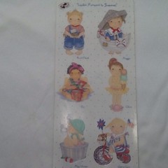 Summer Girls Dimple Street Gang SCRAPBOOKING Stickers by Tie Me To The Moon A66