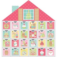 Doodlebug Designs Chipboard House Advent Calendar Diy Scrapbooking Blank