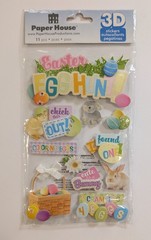 Easter Egg Hunt Scrapbooking Stickers By Paper House RARE