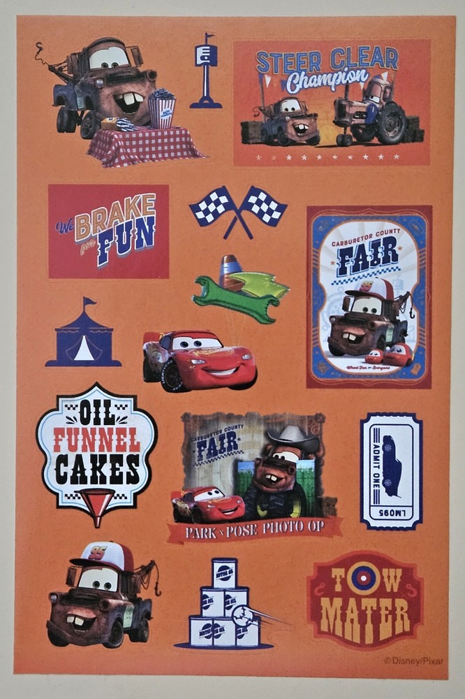 Disney Pixar Cars / Sticker sheet