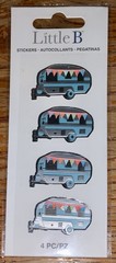 Travel Stickers Little B «Campers», K&Co. 3-D «Paris» & Bobo Design «Wander» NEW