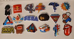 105 Retro Stickers
