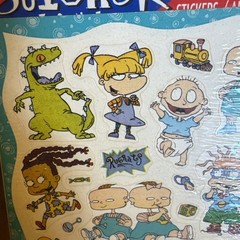 1997 Nickelodeon RUGRATS Stickers 2 Sheets American Greetings NIP