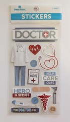 Doctor Medical Hospital Scrapbooking Stickers by Paper House