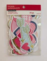 Valentine’s Day Best Friends #girlsquad Love Die Cut Stickers By Recollections