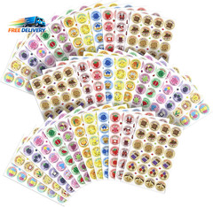 Scratch and Sniff Stickers – 864 Pieces, 12 Different Scents, 36 Sheets – Reward