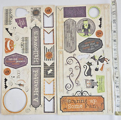 Retired Close to My Heart Moonlight Complements X7161C Halloween Chipboard