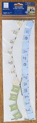 RARE Deja Views We Are Family Banners Happy Love Scrapbook Craft Wedding Titles