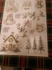 Cozy Winter Cuddles Rub On Transfers By Essential Stencil 26 Individual Designs