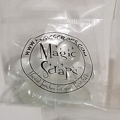 Lot 3 Magic Scraps Page Pebbles Clear Pink Scrapbooks Crafts New/Used -G