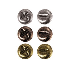 Tim Holtz Ideaology Multicolor Mini Fasteners 99 Pack Vintage Screw Styles