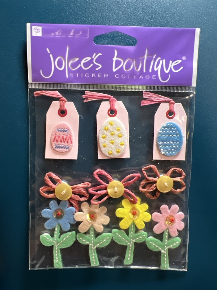 Jolee’s Botique Dimensional Stickers SP-JB-047 EGG TAGS