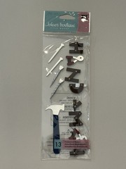 Rare Retired Jolee’s Boutique 3D Handyman Fix It Hammer Nails Sticker New