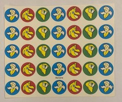 SALE!! Vintage CTP Scratch Sniff And Stickers *Banana* Strong Scent!!