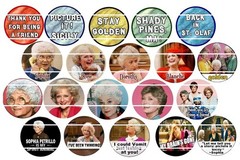Bottle Cap Images (25mm) 1″ Precut ~ Classic Golden Girls inspired
