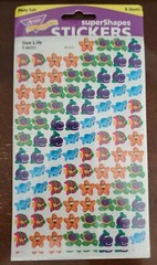 Trend superShapes Stickers, SEA LIFE, NIP 8 Sheets 800 stickers, turtles, fish