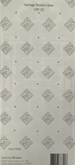 HERITAGE Stickers(48pc)5-1/2”x12”MAMBI•Antique•Spindle •Photo Corner•Leaves•Rods