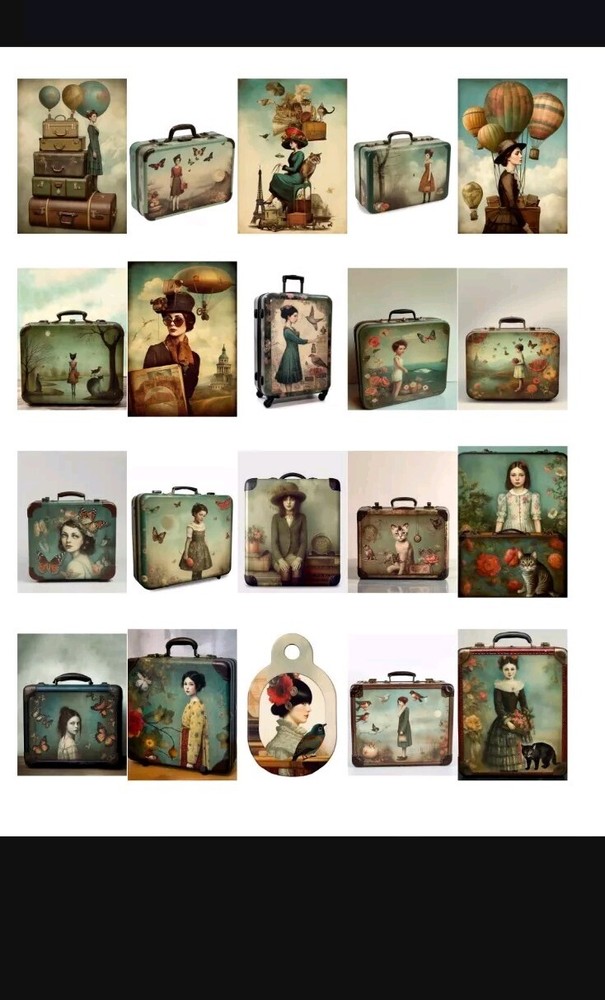 Travel Adventure Tags Junk Journal Scarpbook Usa